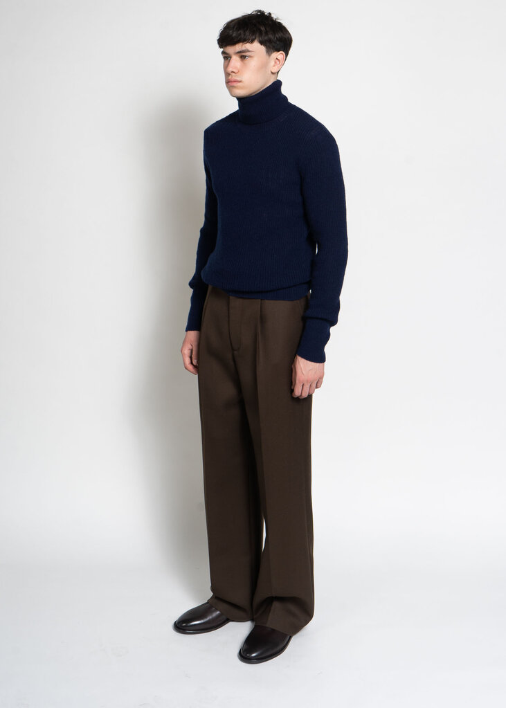 Dries Van Noten Navy Macro Sweater