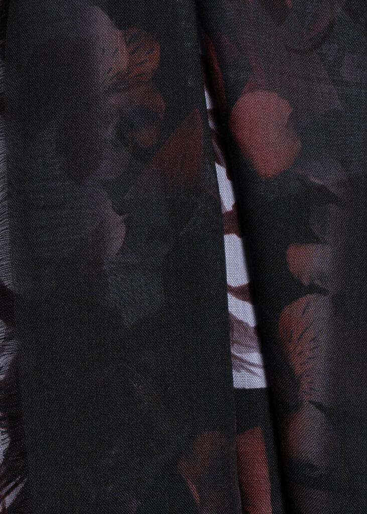 Dries Van Noten Foulard Foliage Lilas