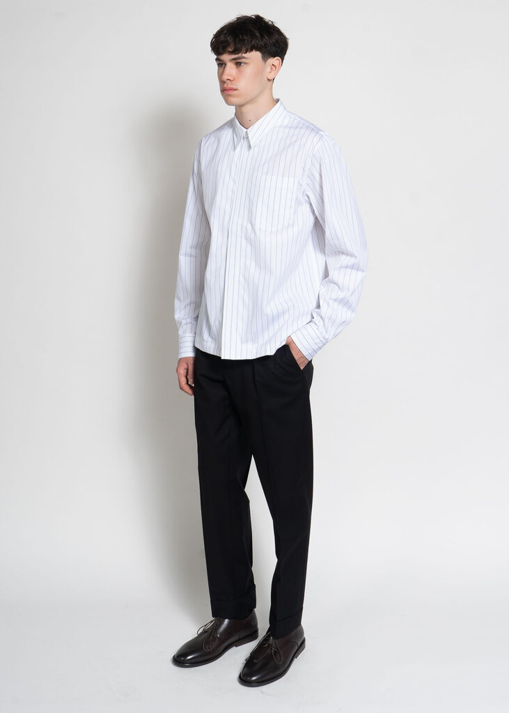 Dries Van Noten Chemise Corran Marine