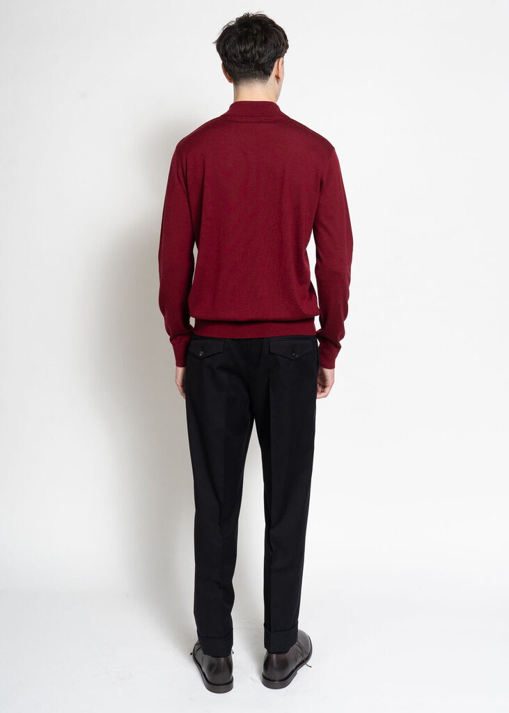 Dries Van Noten Polo Muano Bordeaux