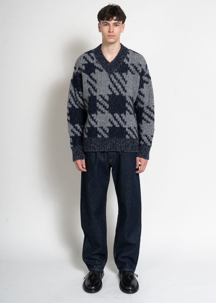 Dries Van Noten Chandail Macao Marine