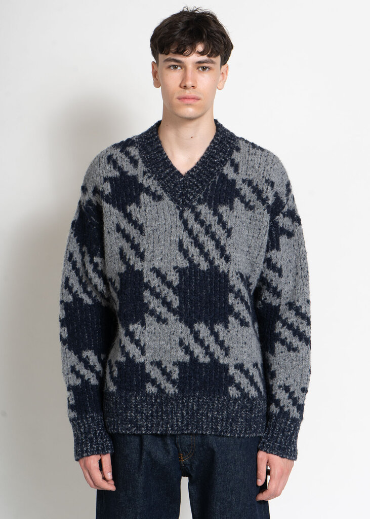 Dries Van Noten Chandail Macao Marine