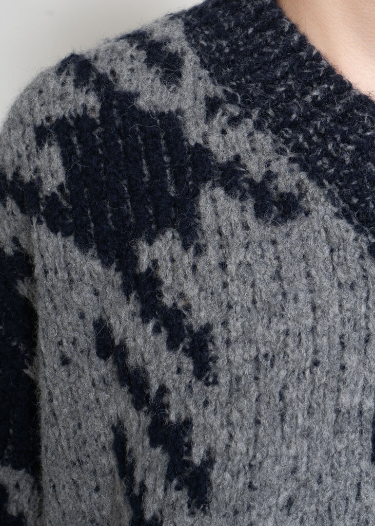 Dries Van Noten Navy Macao Sweater