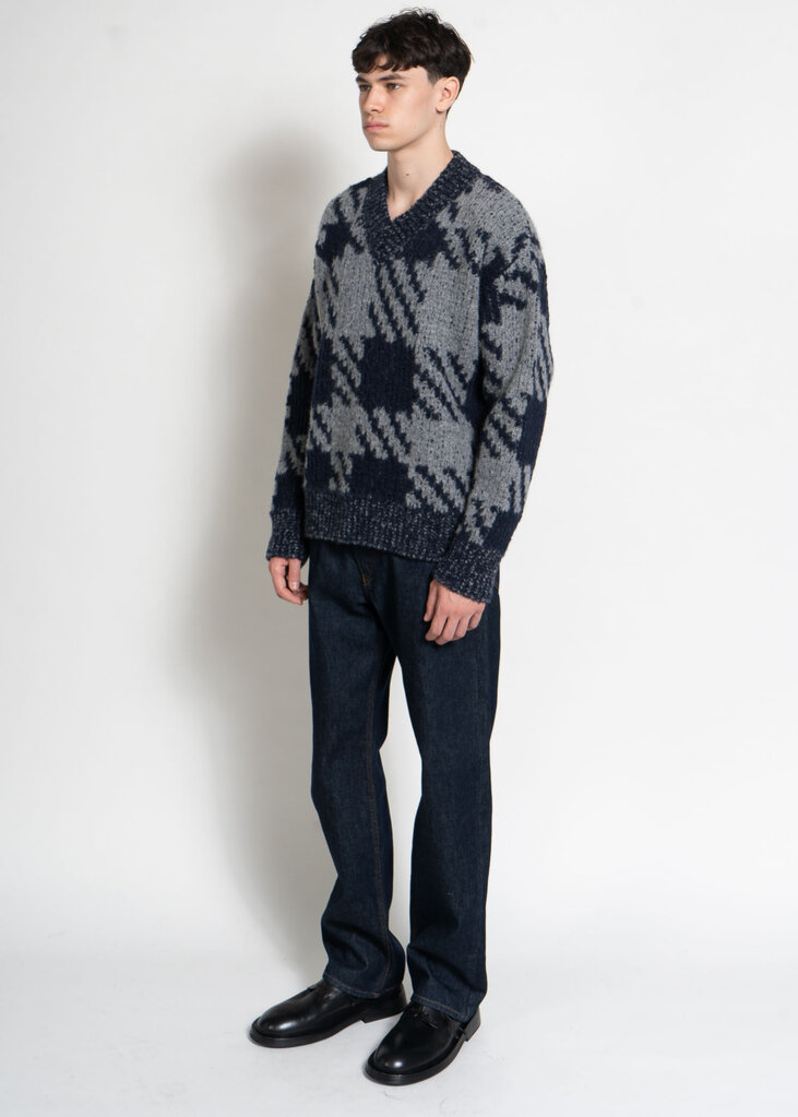 Dries Van Noten Chandail Macao Marine