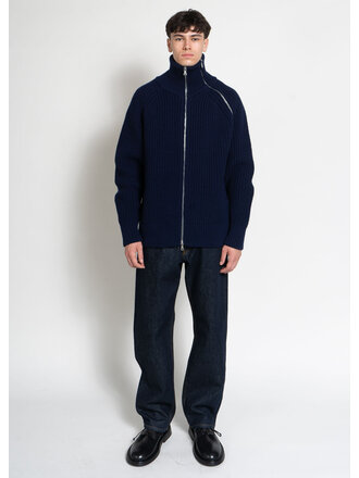 Dries Van Noten Navy Monty Bis Sweater
