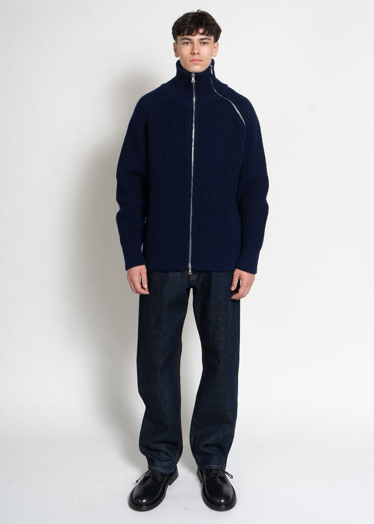Dries Van Noten Chandail Monty Bis Marine
