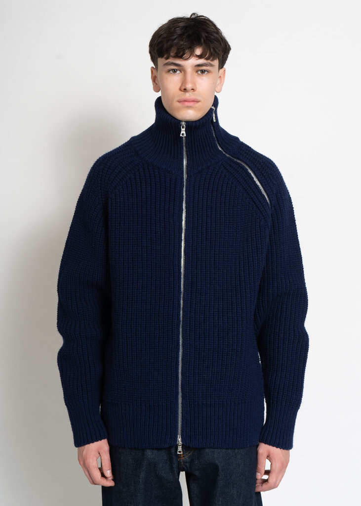 Dries Van Noten Chandail Monty Bis Marine