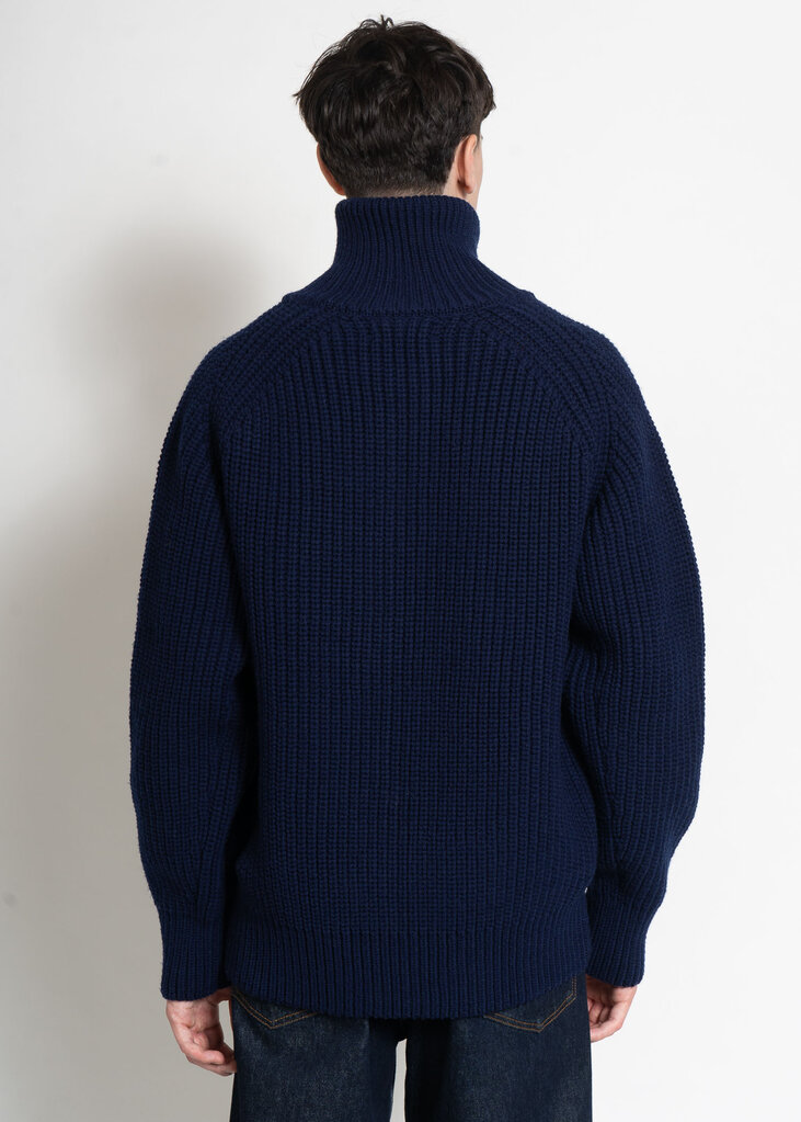 Dries Van Noten Chandail Monty Bis Marine