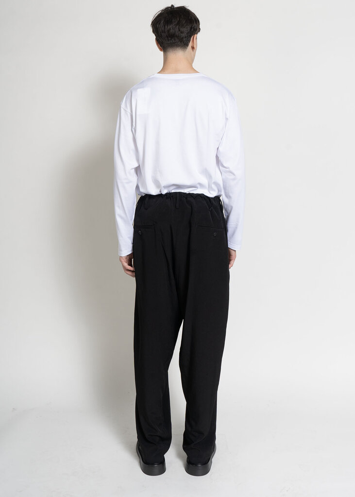 Yohji Yamamoto Pantalon New Standard String Noir