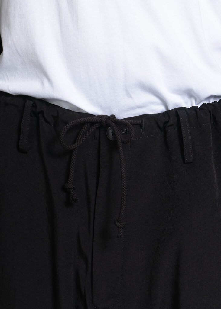 Yohji Yamamoto Pantalon New Standard String Noir