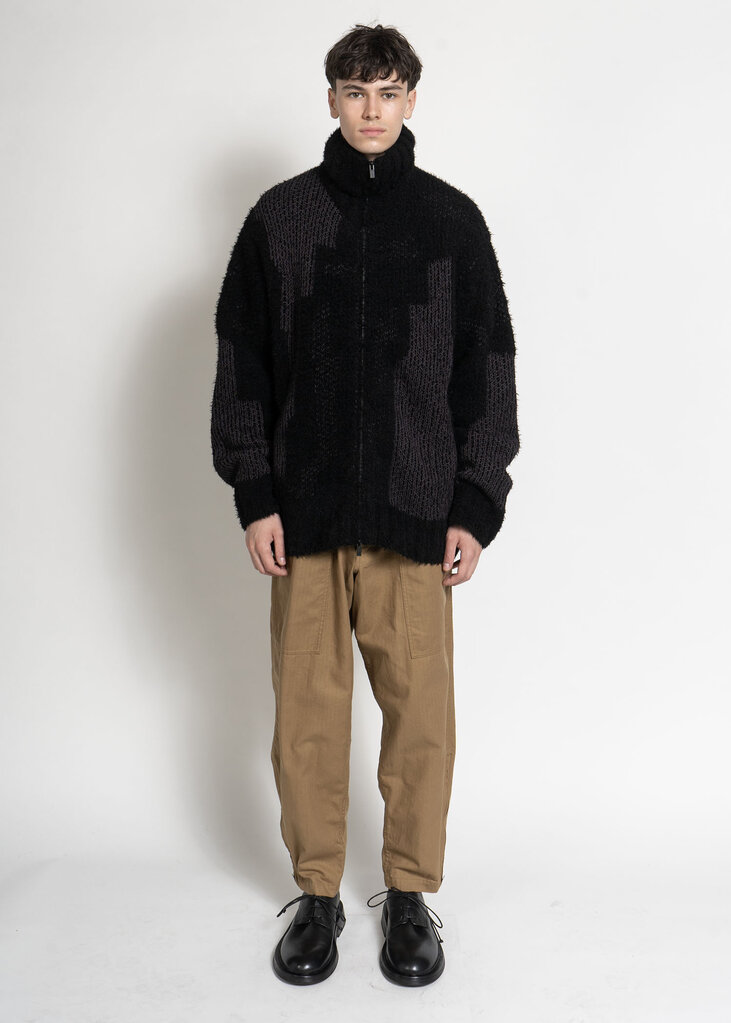 Yohji Yamamoto Blouson Zip Charcoal