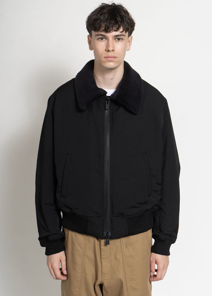 Yohji Yamamoto Manteau Flight  Noir