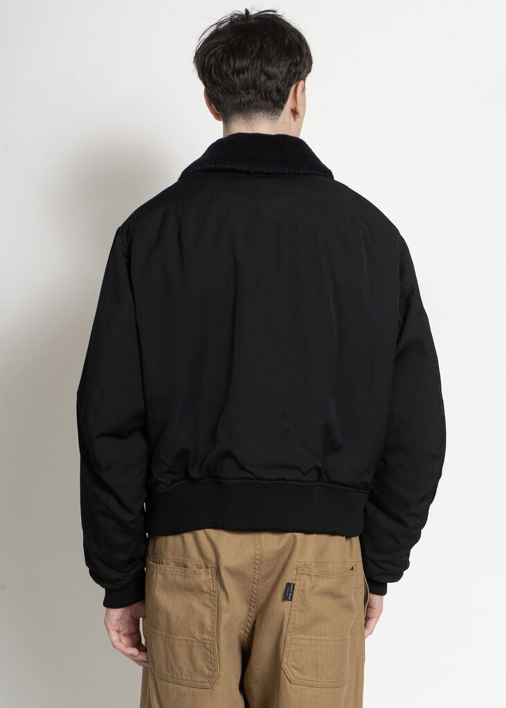 Yohji Yamamoto Manteau Flight  Noir