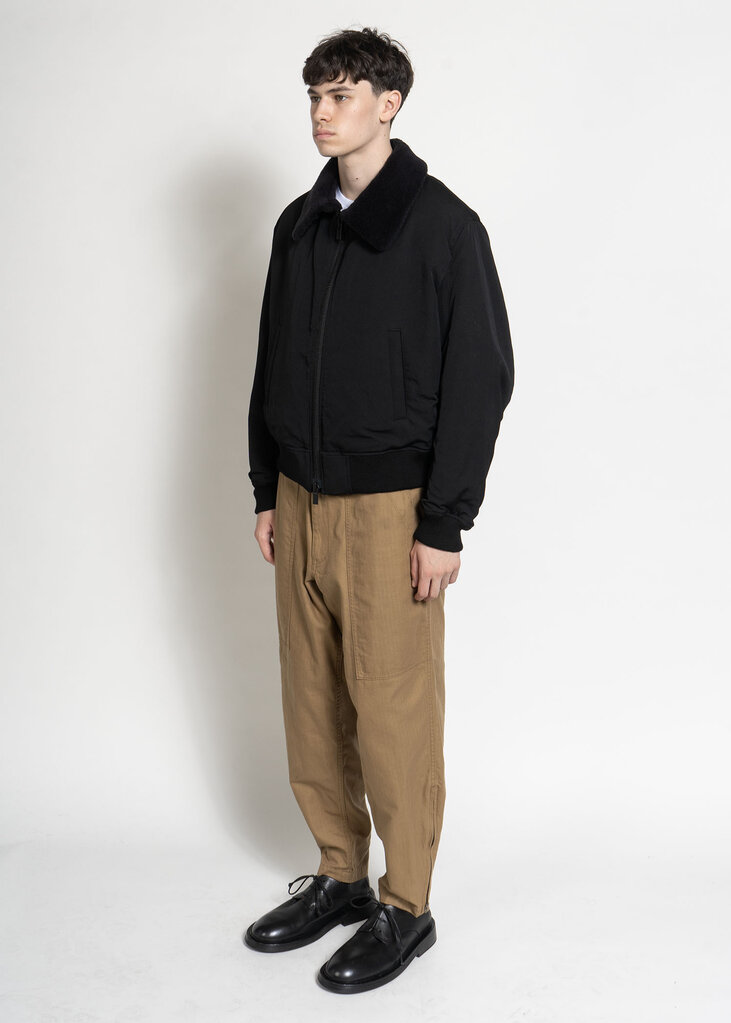 Yohji Yamamoto Manteau Flight  Noir