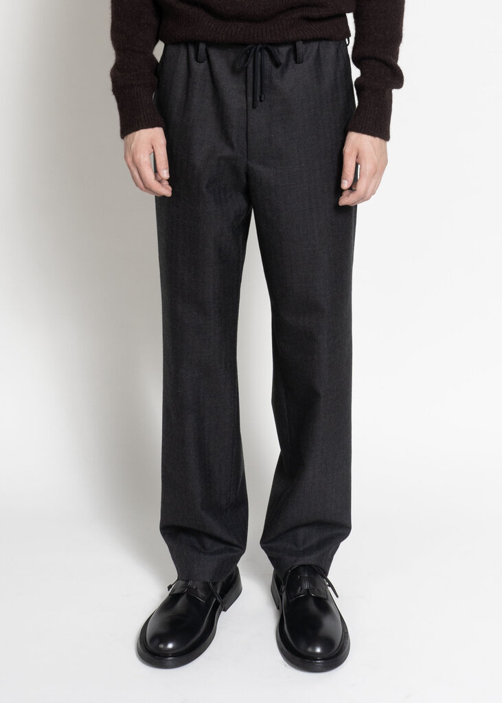 Dries Van Noten Pantalon Penny Gris Foncé