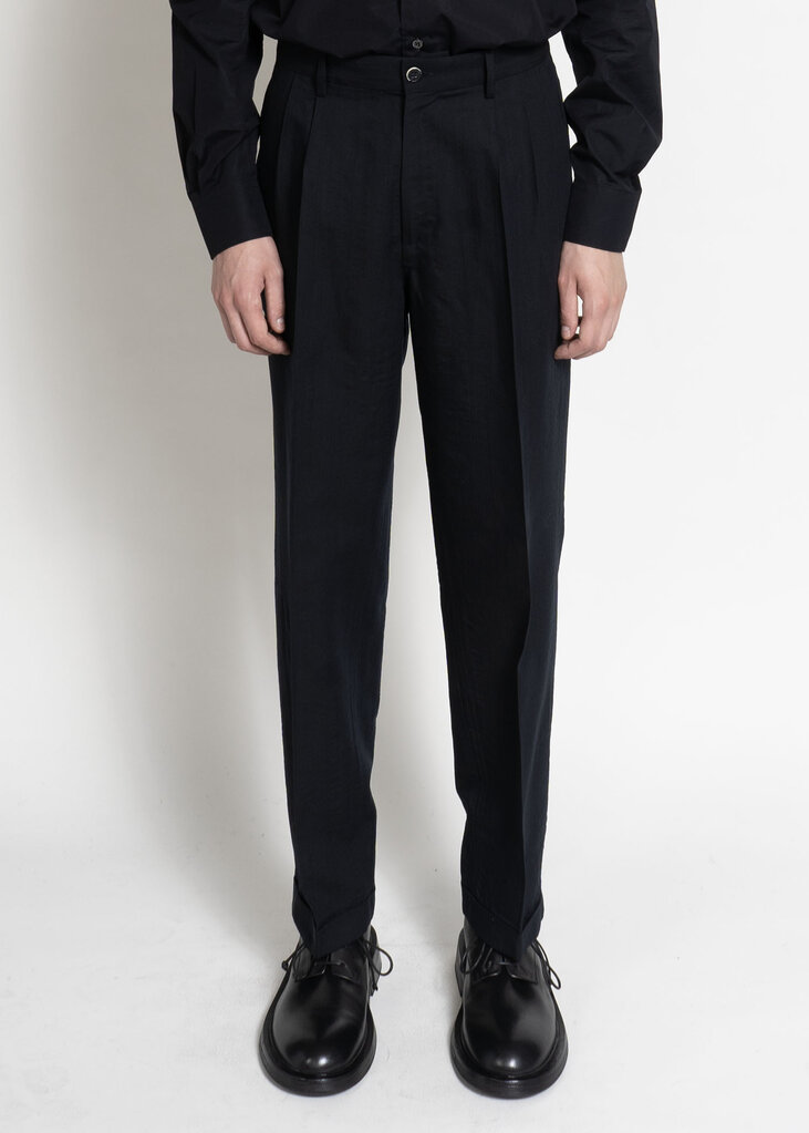 Barena Pantalon Drapier Risca Marine