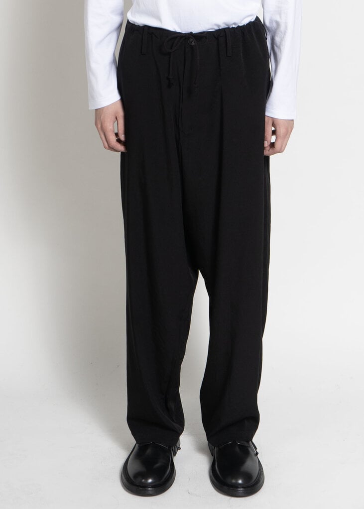 Yohji Yamamoto Pantalon New Standard String Noir