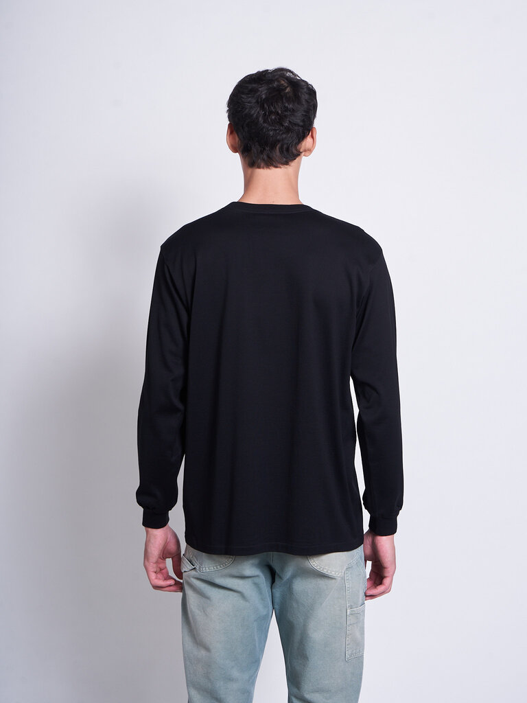 Auralee Black Luster Plainting Sweater