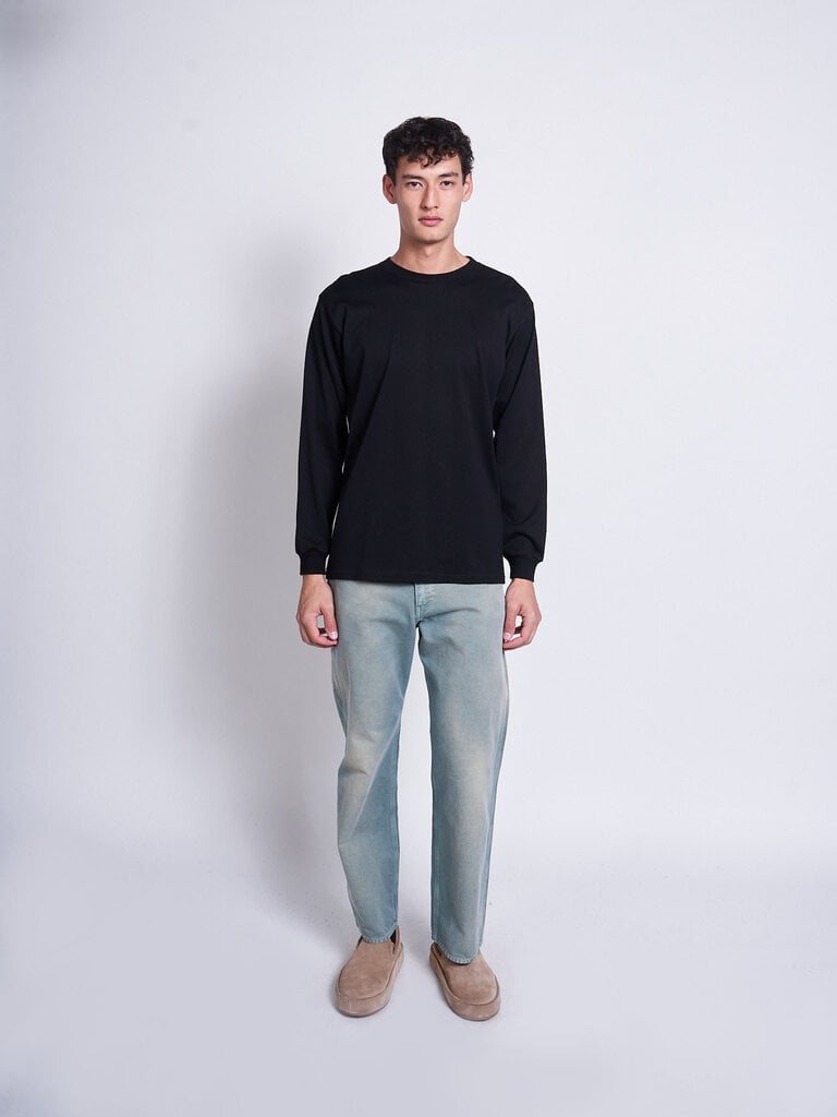 Auralee Chandail Luster Plainting Noir