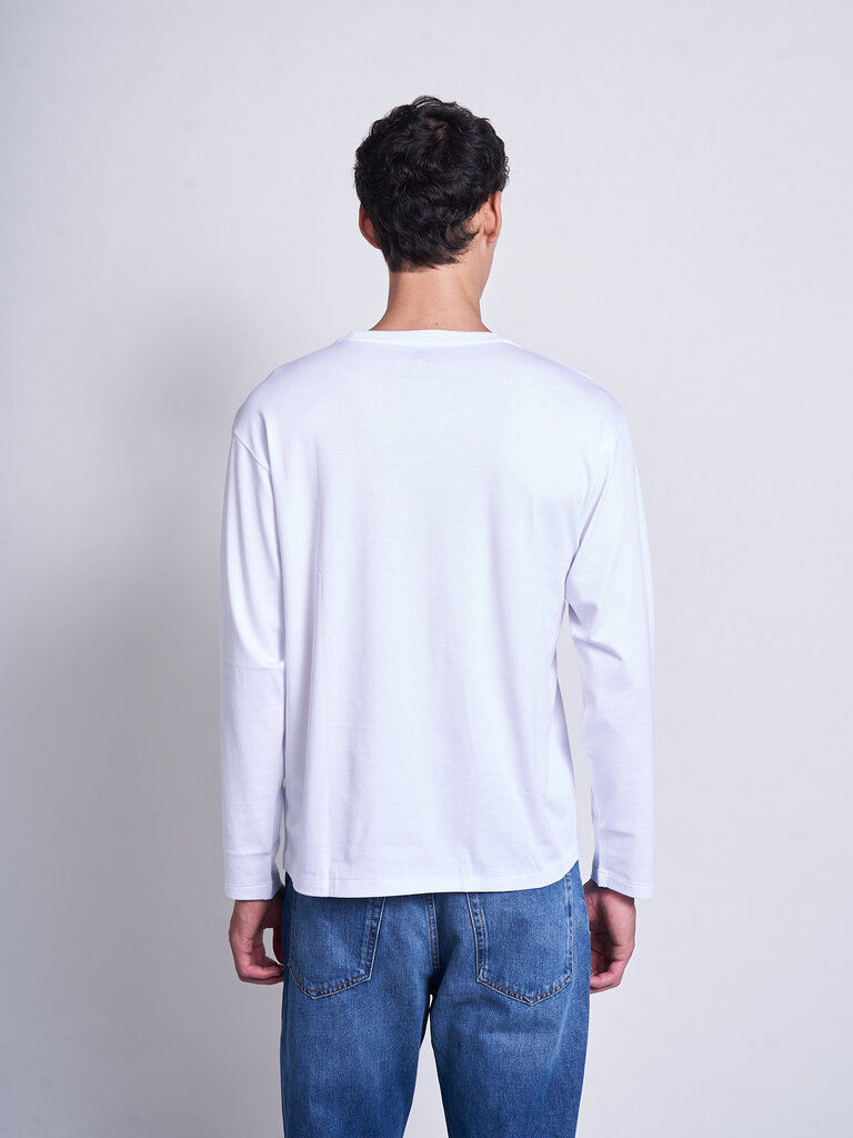 Batoner Chandail Royal Organic Cotton L/S Blanc