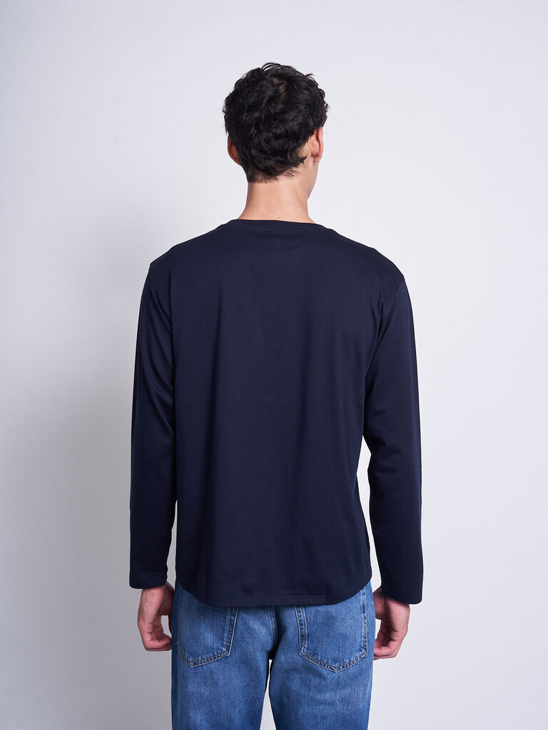 Batoner Navy Royal Organic Cotton L/S Shirt