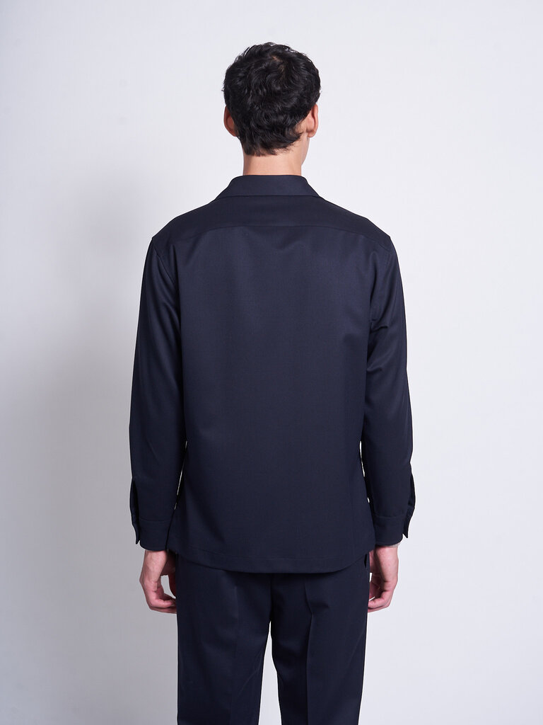 Boglioli Navy Safari Overshirt