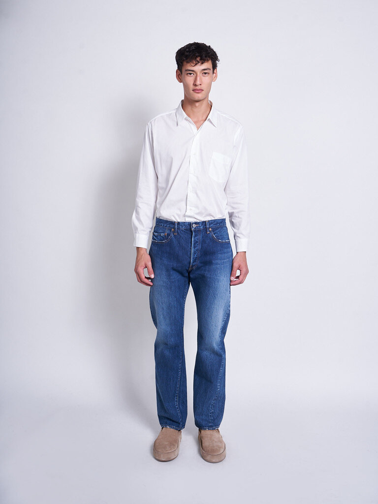 CIOTA Medium Dark Blue Straight 5 Pckt Jeans