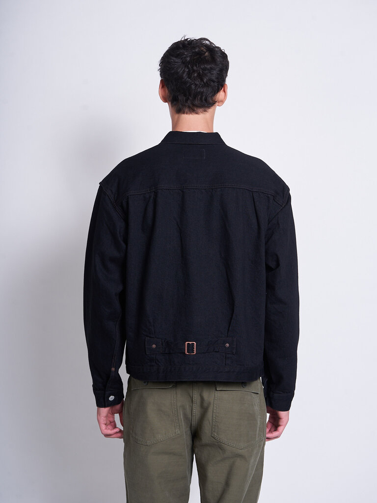 CIOTA Black Single Pckt Denim Jacket