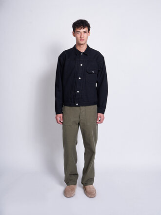 CIOTA Black Single Pckt Denim Jacket