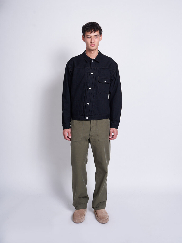 CIOTA Black Single Pckt Denim Jacket