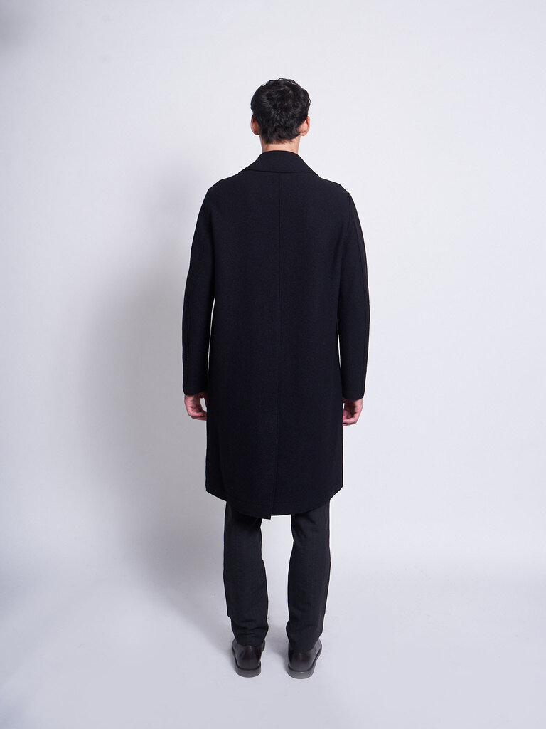 Harris Wharf London Manteau Peacoat Noir