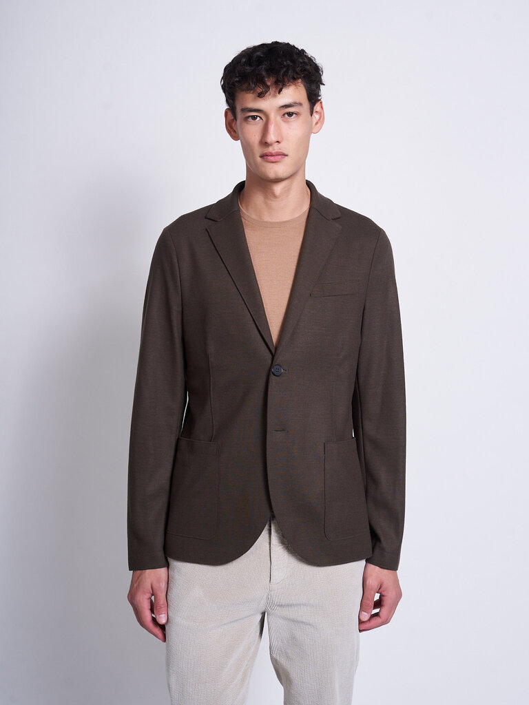 Harris Wharf London Moss Green 2B. Blazer