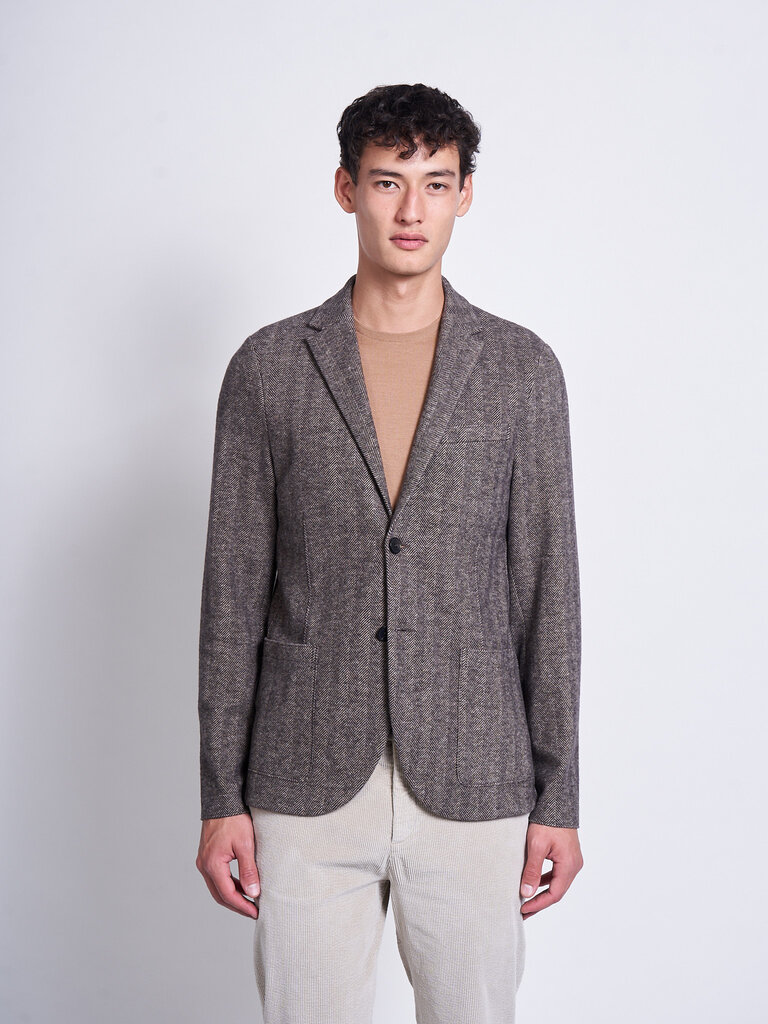 Harris Wharf London Veste 2B. Chevron Beige