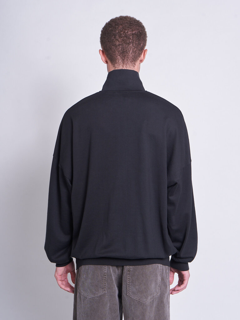 Auralee Ink Black Super High Gauge Sweat Zip Jacket