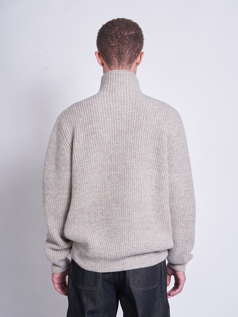 Lemaire Chandail High Neck Beige