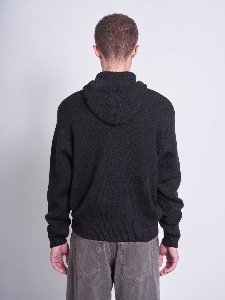 Lemaire Dark Espresso Hooded Sweater