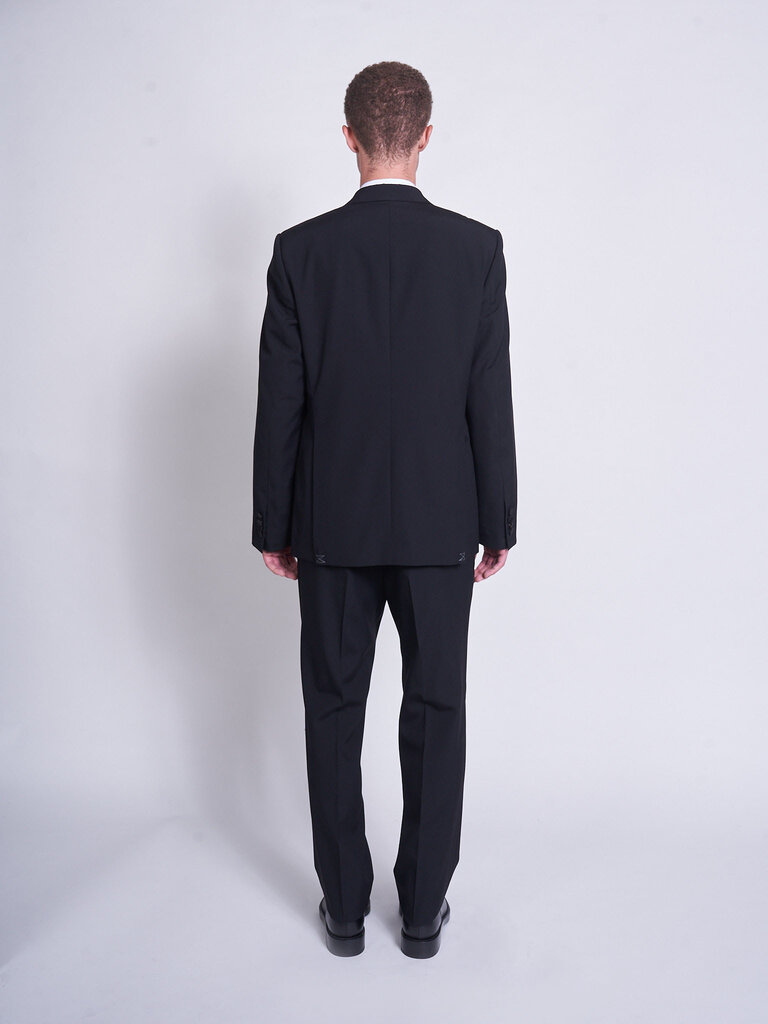Dries Van Noten Black Kayne Tux 1063 Tuxedo