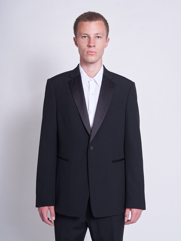 Dries Van Noten Black Kayne Tux 1063 Tuxedo