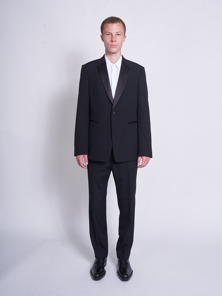 Dries Van Noten Black Kayne Tux 1063 Tuxedo