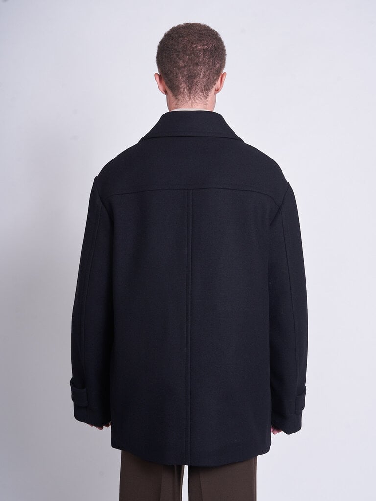 Dries Van Noten Black Rivne Bis 2216 Coat