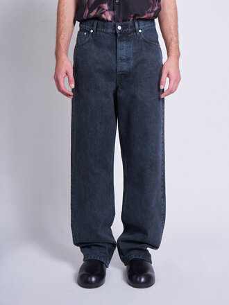 Dries Van Noten Petrol Pine Denim 2391 Jeans Dries Van Noten Petrol Pine Denim 2391 Jeans