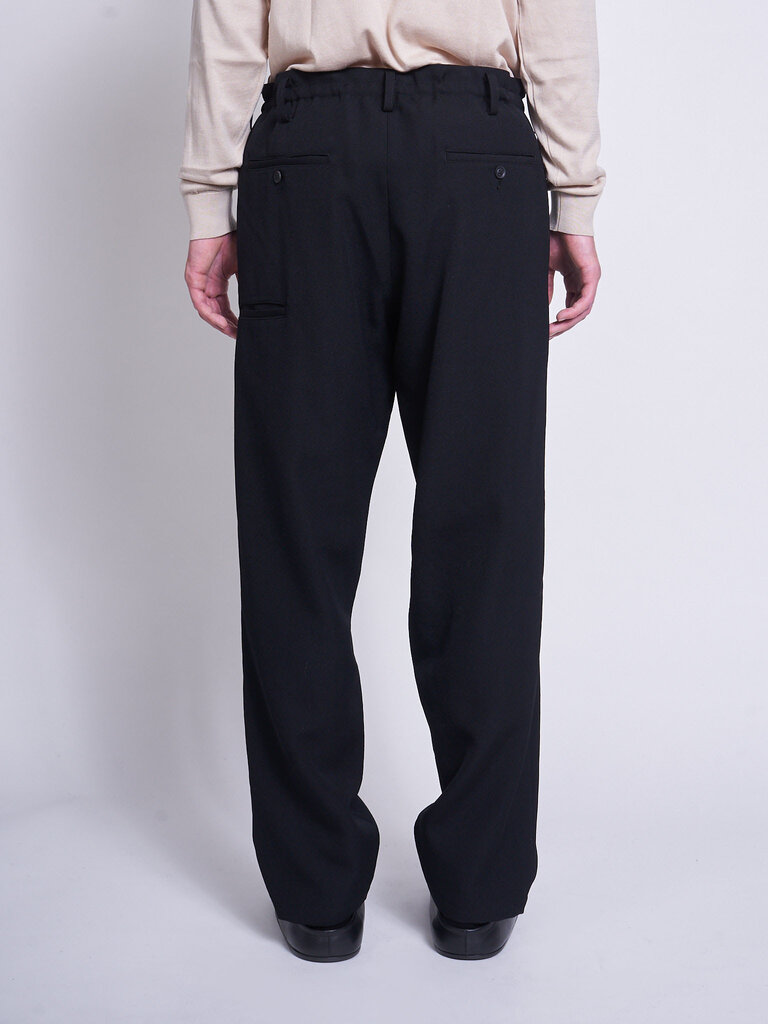 Yohji Yamamoto Pantalon Slim Wallet Noir