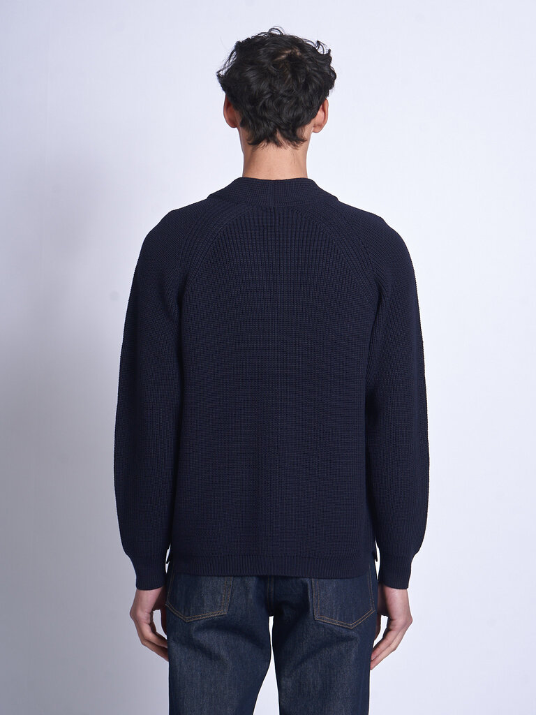 Batoner Cardigan  Waso 1 Button Marine