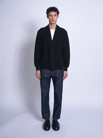 Batoner Cardigan Wao 2 Button Noir Batoner Cardigan Wao 2 Button Noir
