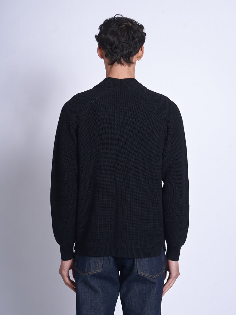 Batoner Cardigan Wao 2 Button Noir