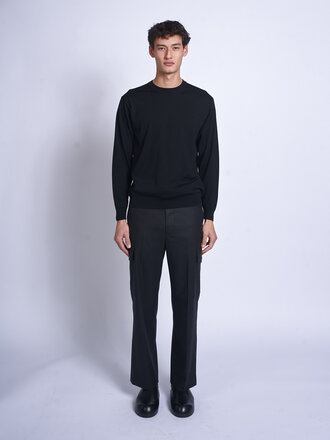 Batoner Black Superior Merino Sweater