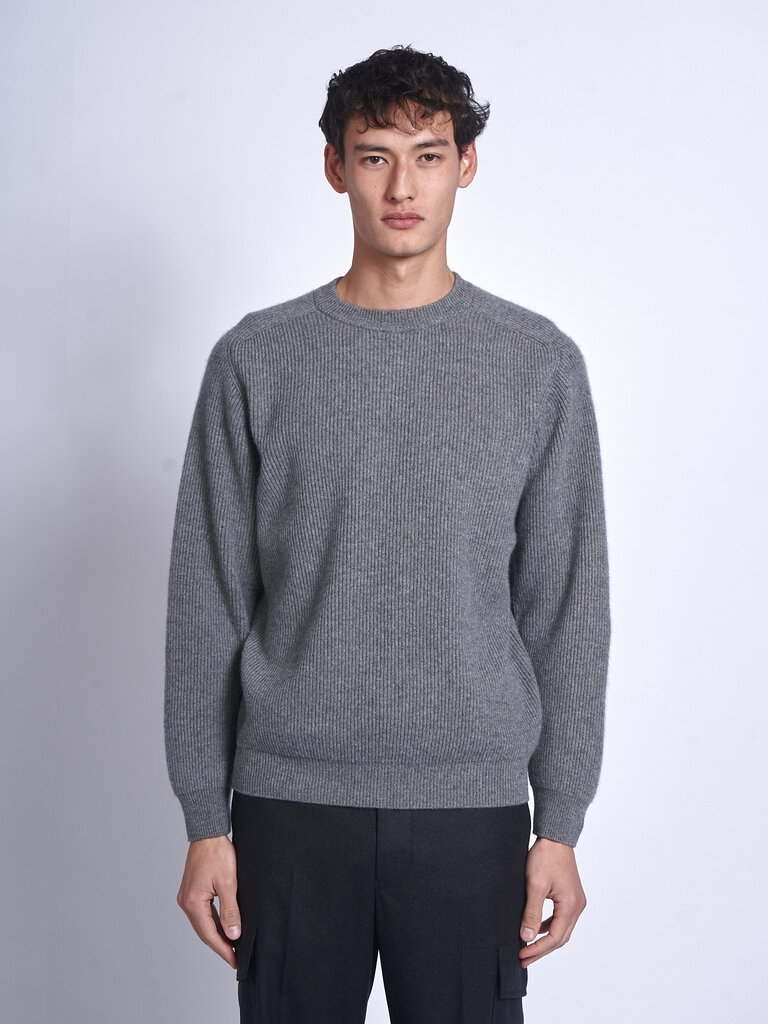 Batoner Chandail Innocent Cashmere Rib Gris