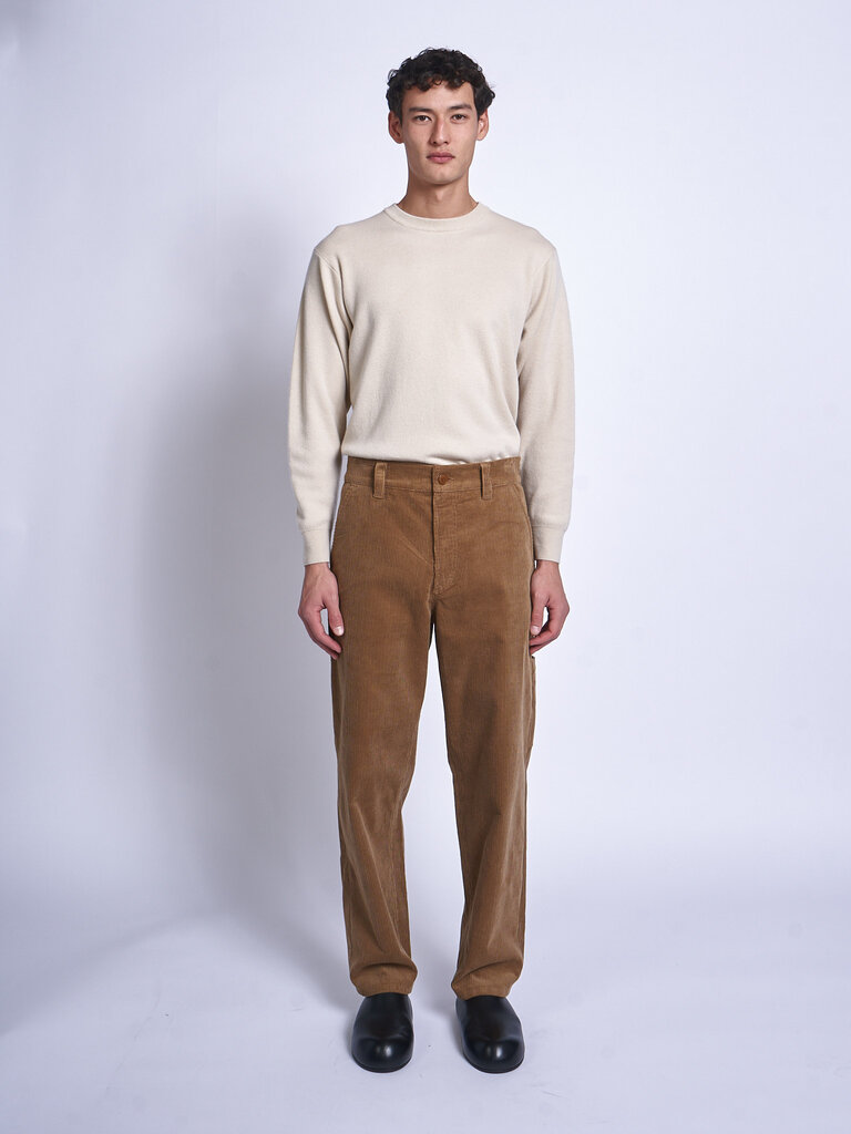 A.P.C. Pantalon Corduroy Fergus Marron Pâle
