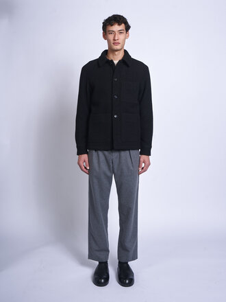A.P.C. Black Emile Logo Jacket A.P.C. Black Emile Logo Jacket
