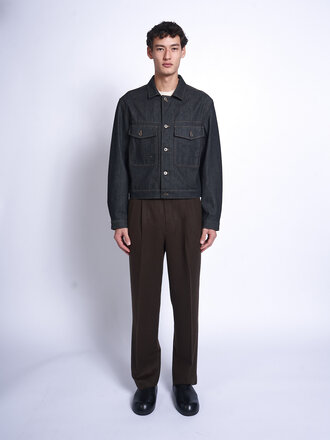 Lemaire Blouson Trucker Ardoise